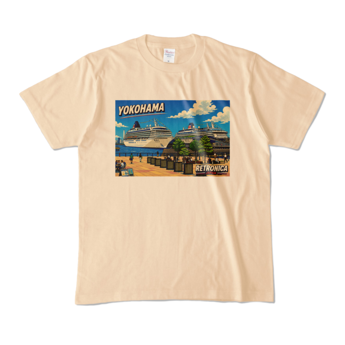 カラーTシャツ - M - ナチュラル (淡色)