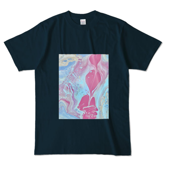 カラーTシャツ - L - ネイビー (濃色)