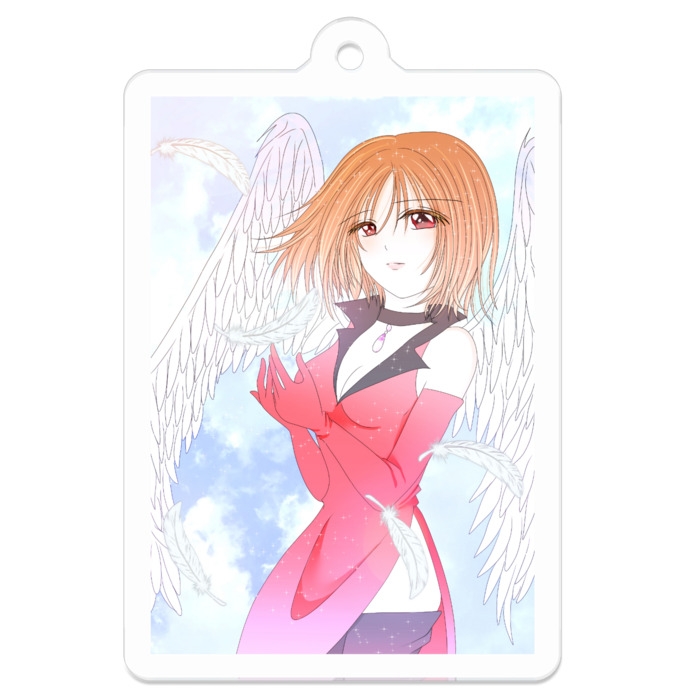 アクリルキーホルダー - 50 x 50 (mm)