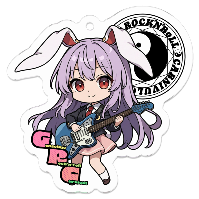 アクリルキーホルダー - 50 x 50 (mm)