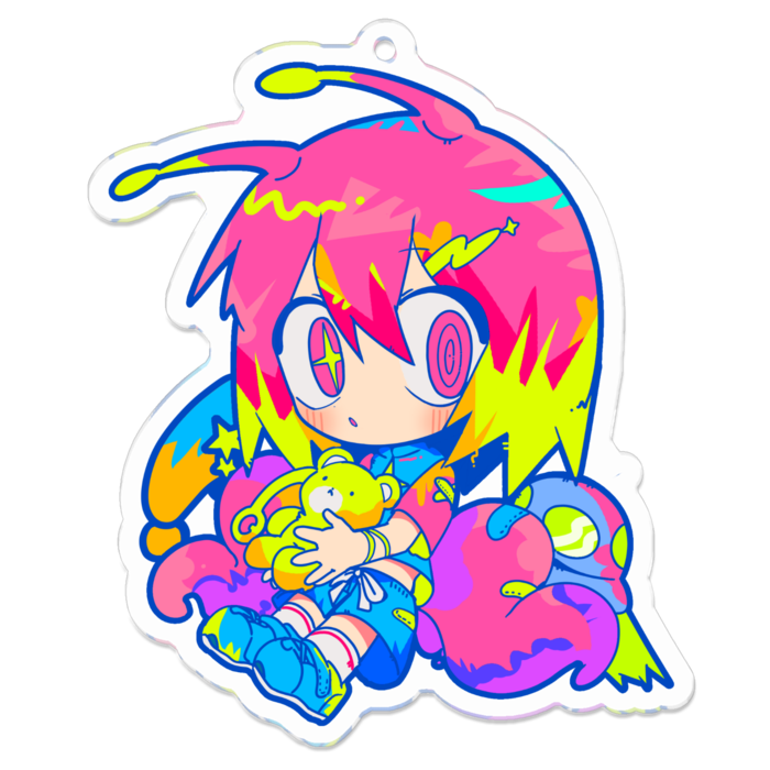 アクリルキーホルダー - 70 x 70 (mm)