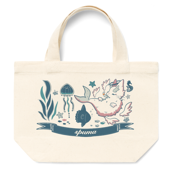 トートバッグS-ブルー