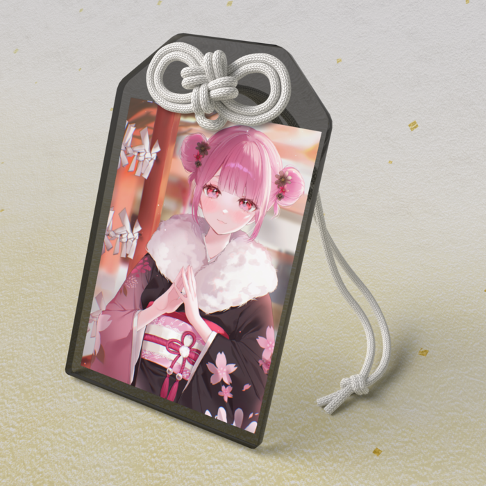 アクリルお守り - 50 × 80mm