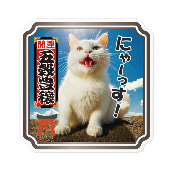 ステッカー - 100 x 100 (mm)