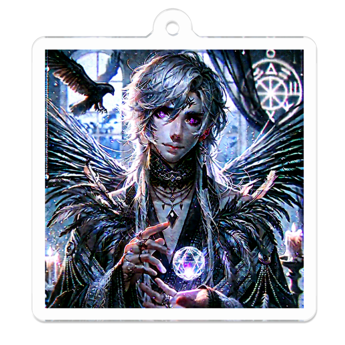 アクリルキーホルダー - 50 x 50 (mm)
