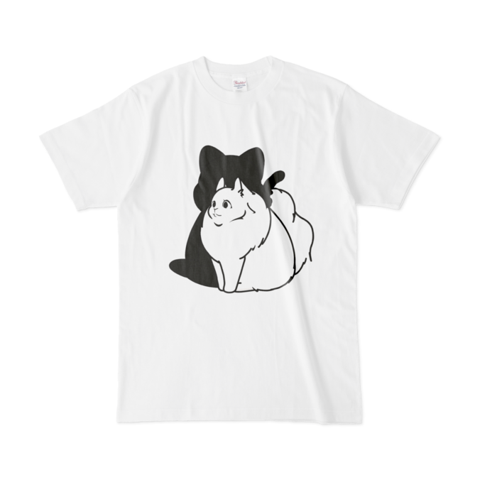 Tシャツ - L -黒ぬいぐるみ