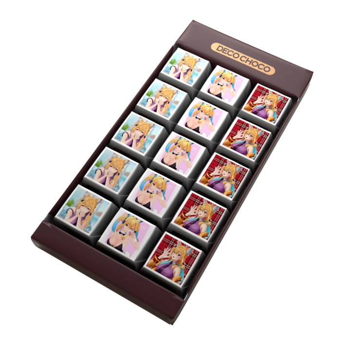 DECOチョコ - 列ごとにデザイン
