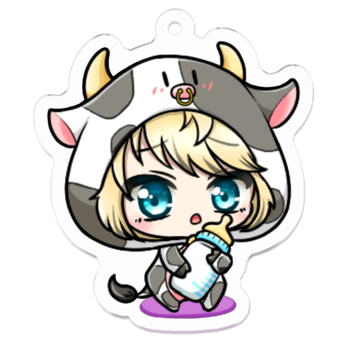 アクリルキーホルダー - 50 x 50 (mm)