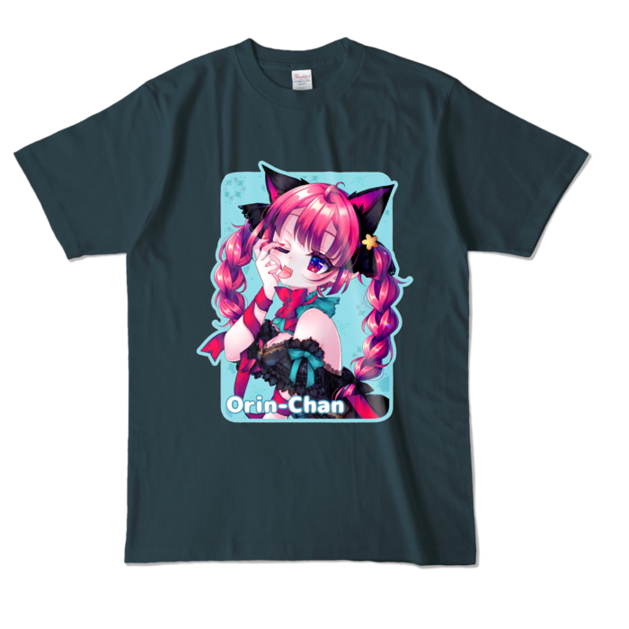 カラーTシャツ - L - デニム (濃色)