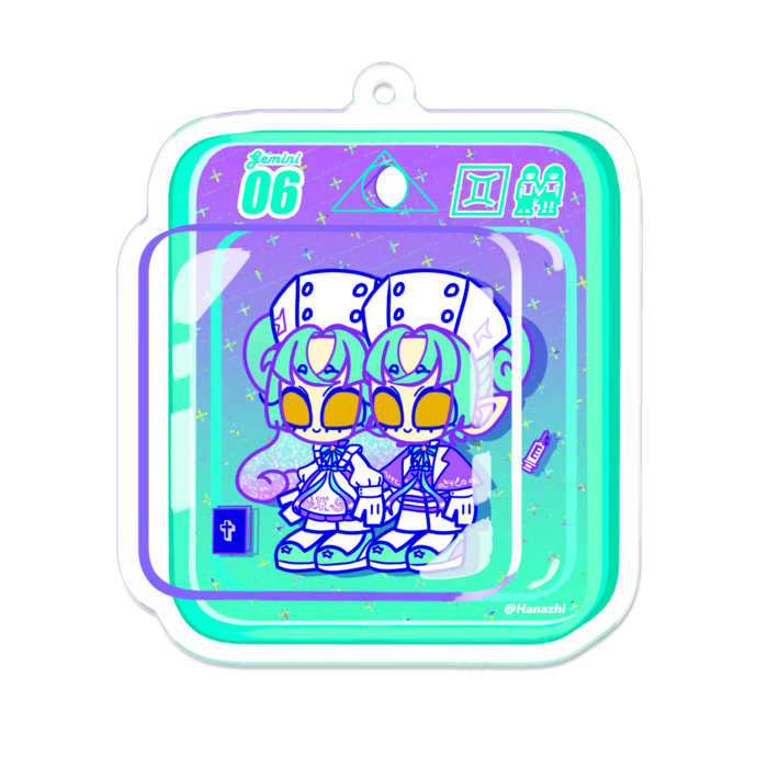 アクリルキーホルダー（コーティング） - 70 x 70 (mm)