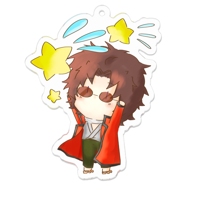 アクリルキーホルダー - 70 x 70 (mm)