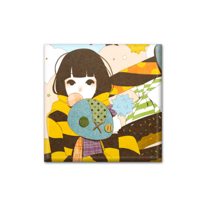 缶バッジ - 四角形40mm