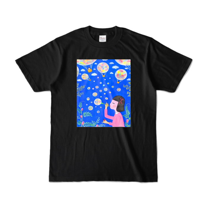 カラーTシャツ - S - ブラック (濃色)