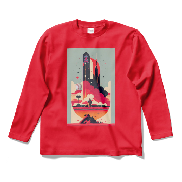 ロングスリーブTシャツ - S - レッド