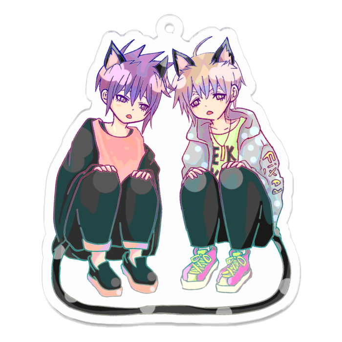 アクリルキーホルダー - 70 x 70 (mm)