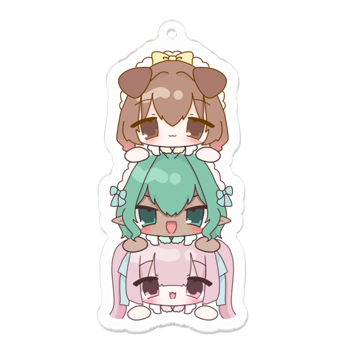 アクリルキーホルダー - 70 x 70 (mm)