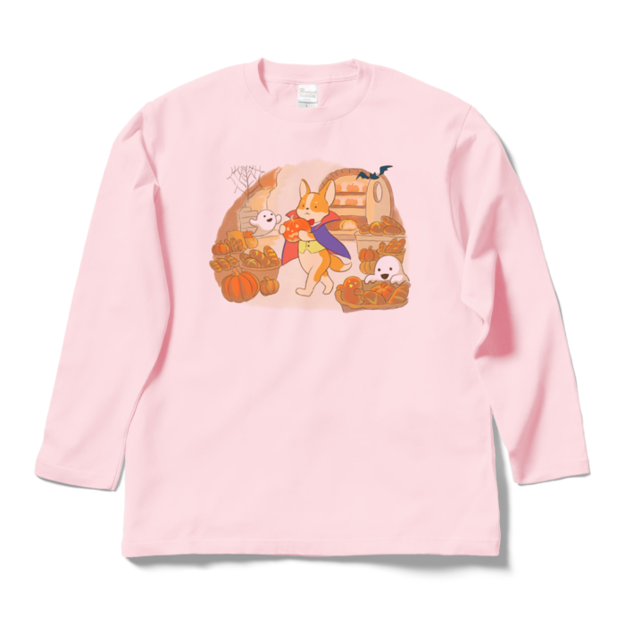 ロングスリーブTシャツ - L - ライトピンク