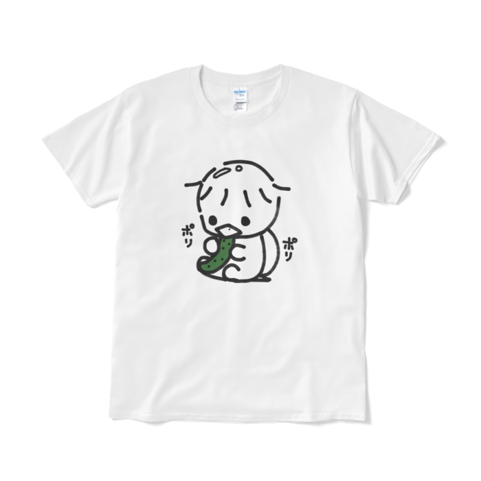 シンプルなかっぱTシャツ（短納期） - L - ホワイト