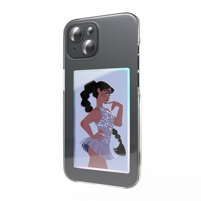 オーロラスマホステッカー - 縦