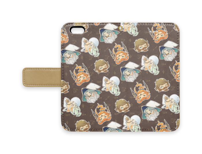 手帳型iPhoneケース - iPhone 6 / 6s - ストラップ穴 あり