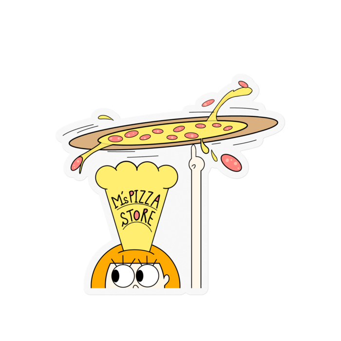 ステッカー - 100 x 100 (mm)