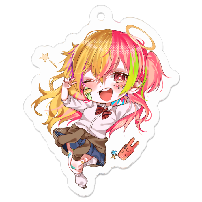 アクリルキーホルダー - 50 x 50 (mm)