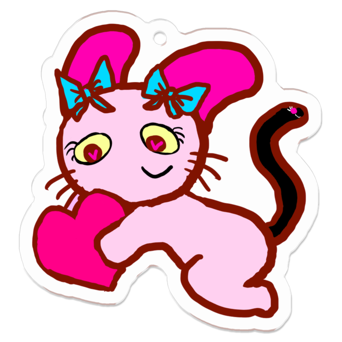 アクリルキーホルダー - 50 x 50 (mm)