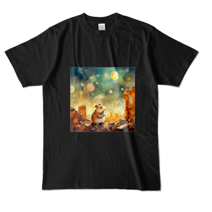 カラーTシャツ - L - ブラック (濃色)