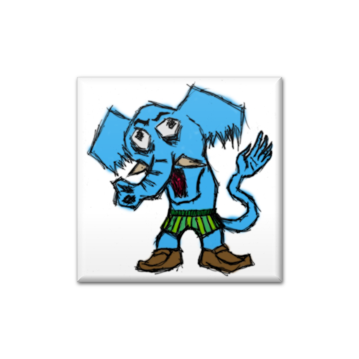 缶バッジ - 四角形40mm