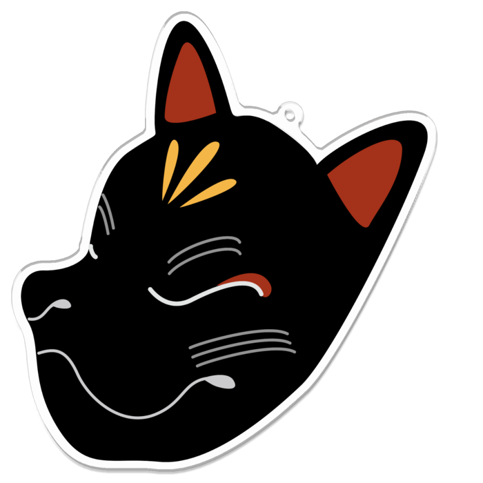 アクリルキーホルダー - 100 x 100 (mm)