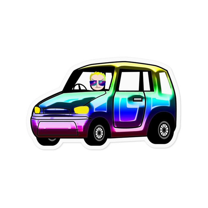 ステッカー - 100 x 100 (mm)