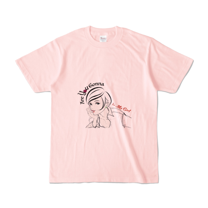 カラーTシャツ - S - ライトピンク (淡色)