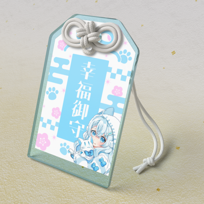 アクリルお守り - 50 × 80mm