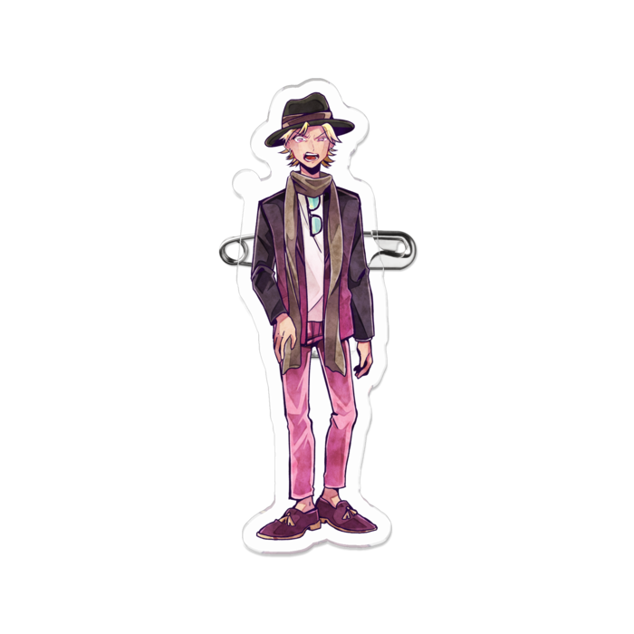 アクリルバッジ - 70 x 70 (mm)