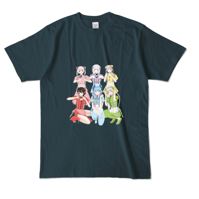 カラーTシャツ - L - デニム (濃色)