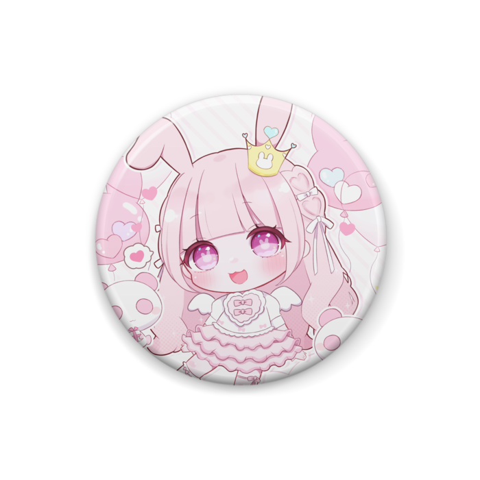 缶バッジ - 25mm(ホワイト)