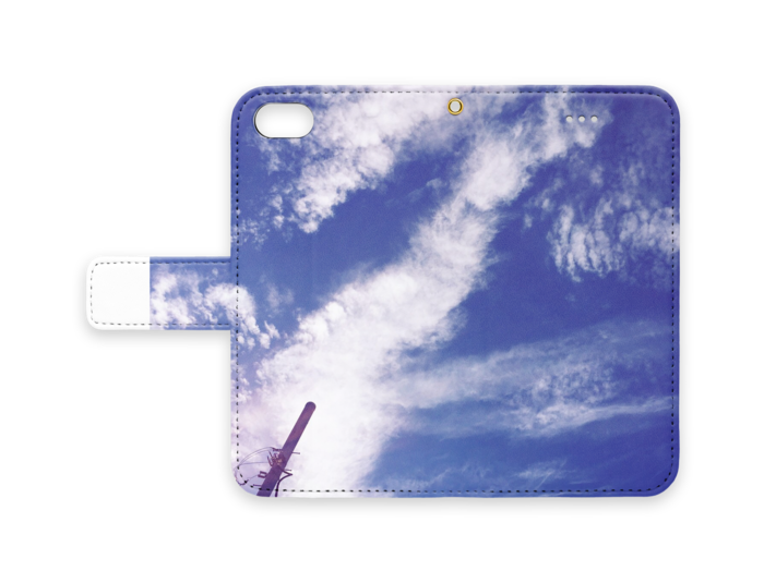 手帳型iPhoneケース - iPhone7 - ストラップ穴 あり