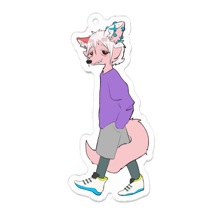 アクリルキーホルダー - 70 x 70 (mm)