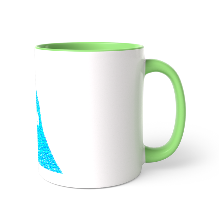 ツートンカラーマグカップ - 直径 8.2cm / 高さ 9.5cm