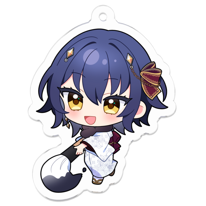 アクリルキーホルダー-1月-