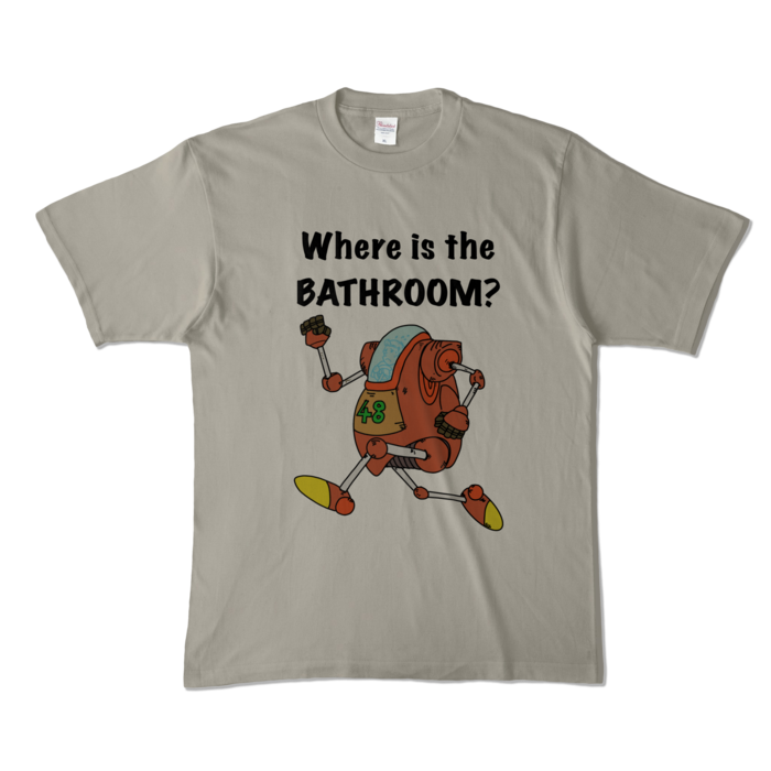 カラーTシャツ - XL - シルバーグレー (淡色)