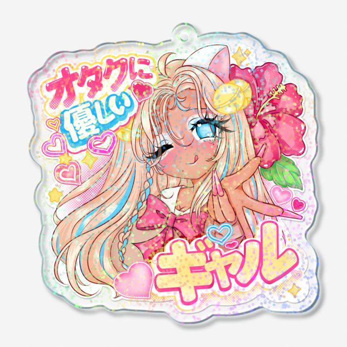 ホログラムアクリルキーホルダー Glitter - 70 × 70mm(1)