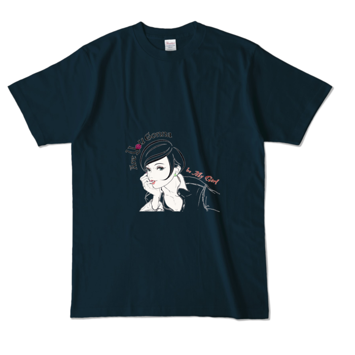 カラーTシャツ - L - ネイビー (濃色)