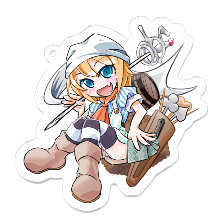 アクリルキーホルダー - 70 x 70 (mm)