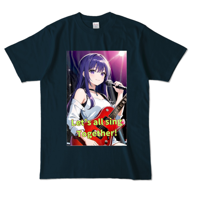カラーTシャツ - L - ネイビー (濃色)