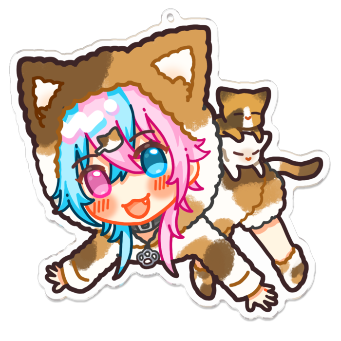 アクリルキーホルダー - 100 x 100 (mm)