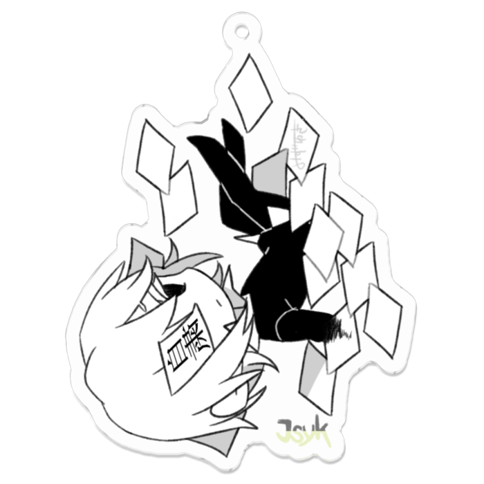 アクリルキーホルダー - 70 x 70 (mm)