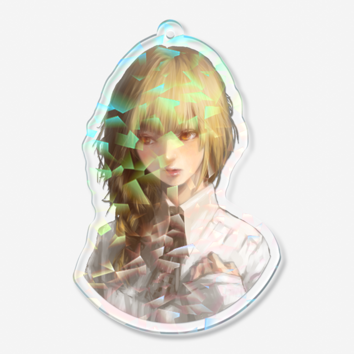 ホログラムアクリルキーホルダー - 70 × 70mm(1)