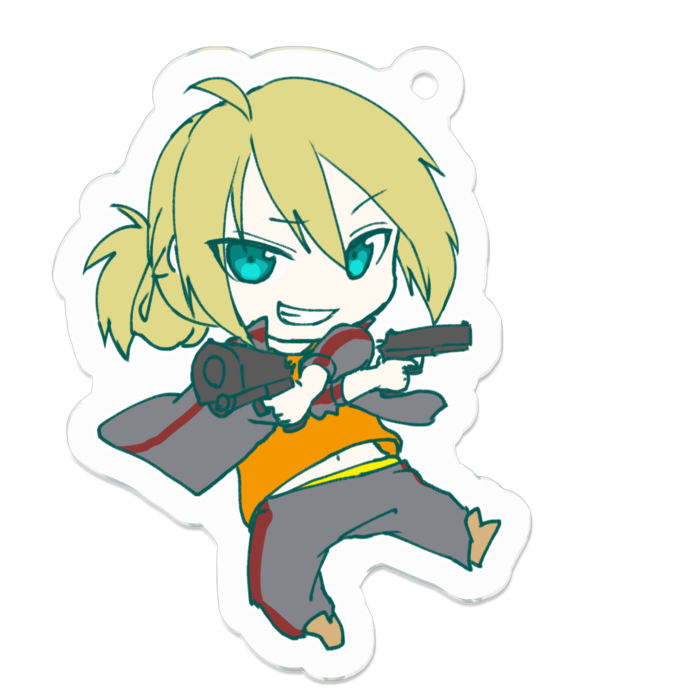 アクリルキーホルダー_瀬良長門【B】 - 50 x 50 (mm)