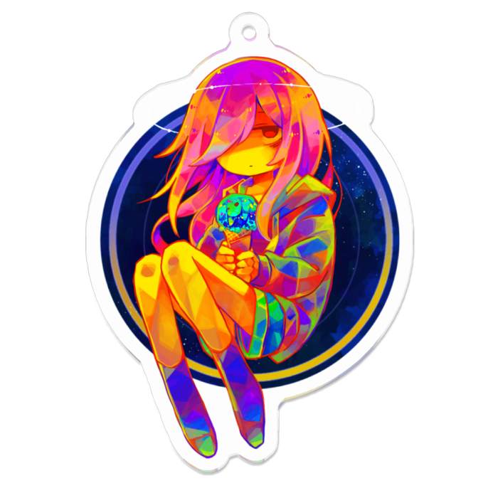 アクリルキーホルダー - 70 x 70 (mm)